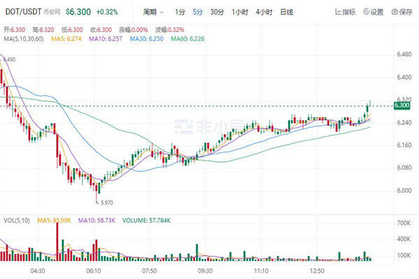 波卡币价格今日行情 DOT币最新行情资讯-第1张图片-欧意下载