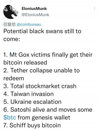 比特币的黑天鹅要来 - Mt. Go门头沟15万枚比特币会砸盘