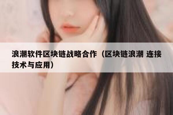 浪潮软件区块链战略合作（区块链浪潮 连接技术与应用）-第1张图片-欧意下载