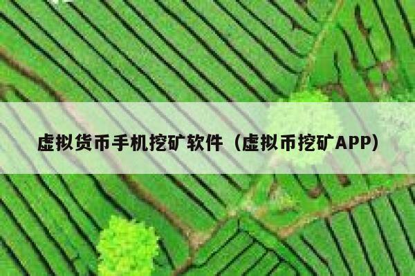虚拟货币手机挖矿软件（虚拟币挖矿APP）-第1张图片-欧意下载
