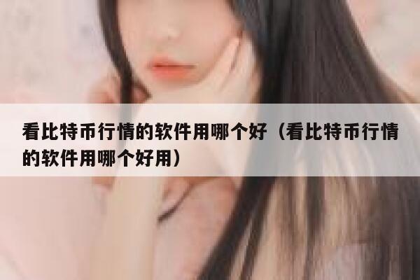 看比特币行情的软件用哪个好（看比特币行情的软件用哪个好用）-第1张图片-欧意下载