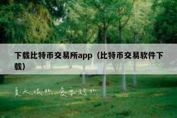 下载比特币交易所app（比特币交易软件下载）-第1张图片-欧意下载