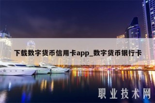 下载数字货币信用卡app_数字货币银行卡
