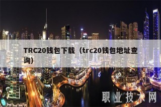 TRC20钱包下载（trc20钱包地址查询）