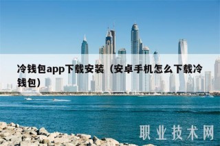 冷钱包app下载安装（安卓手机怎么下载冷钱包）