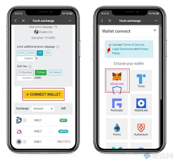 1INCH如何使用交易所，1INCH详细说明交易所操作教程-第3张图片-欧意下载