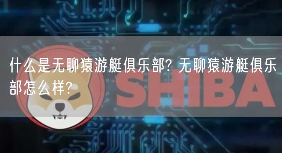 什么是无聊猿游艇俱乐部? 无聊猿游艇俱乐部怎么样?-第1张图片-欧意下载