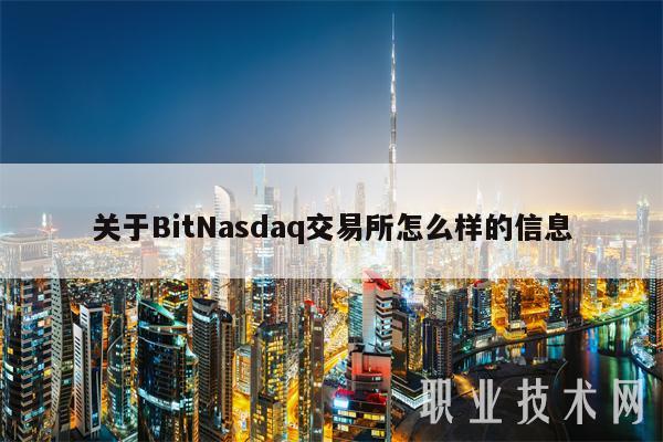 关于BitNasdaq交易所怎么样的信息-第1张图片-欧意下载