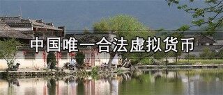 中国唯一合法虚拟货币英文名是什么