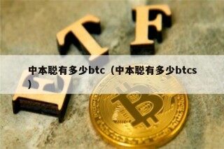 中本聪有多少btc（中本聪有多少btcs）