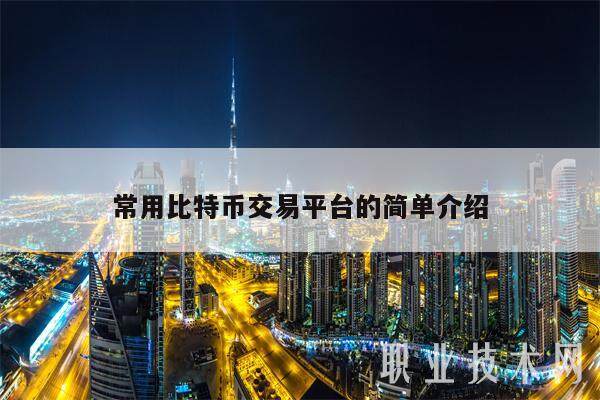 常用比特币交易平台的简单介绍-第1张图片-欧意下载