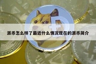 派币怎么样了最近什么情况现在的派币简介