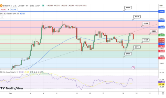 随着BTC上涨5.30%至43000美元　能否持续这种增长？-第2张图片-欧意下载