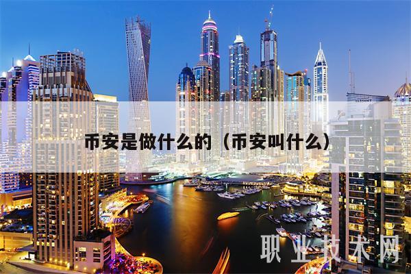binance是做什么的（binance叫什么-第1张图片-欧意下载